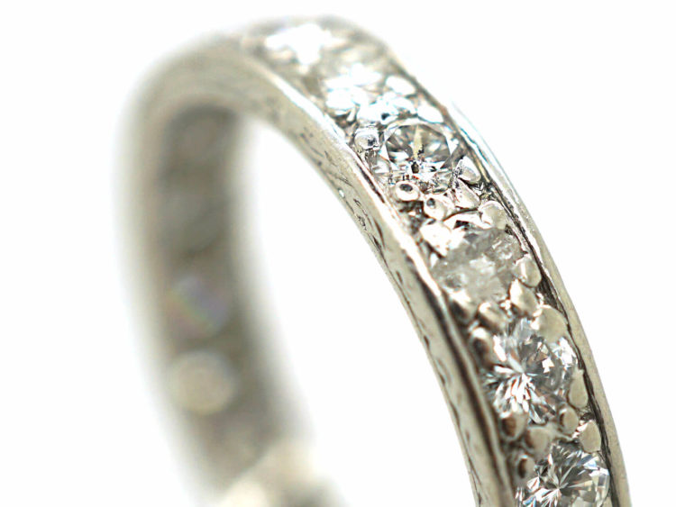 Art Deco Platinum & Diamond Eternity Ring