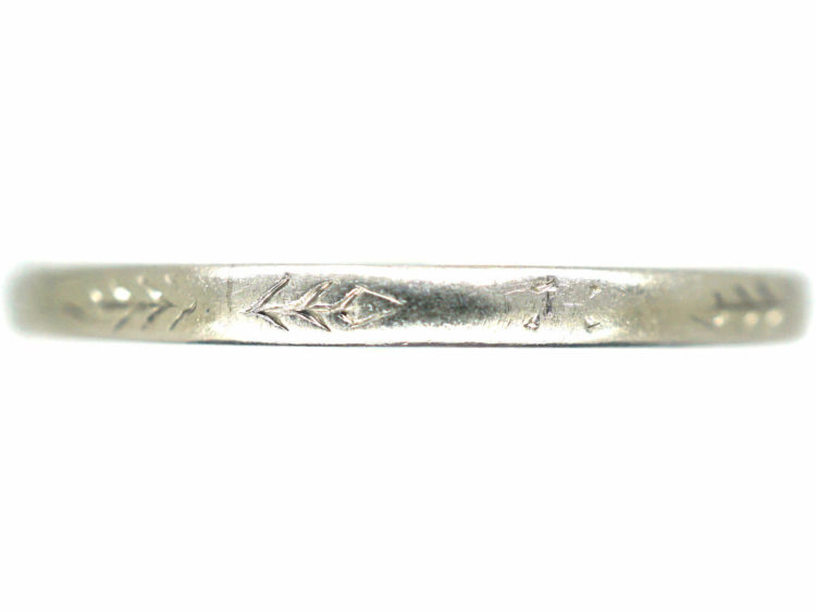 Art Deco Platinum Eternity Ring