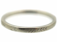 Art Deco Platinum Eternity Ring