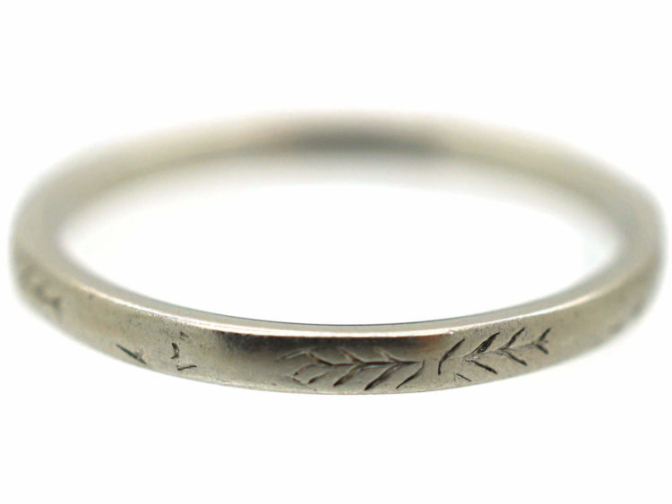 Art Deco Platinum Eternity Ring
