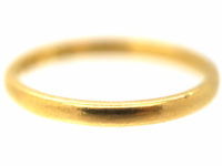 22ct Gold Small Wedding Band