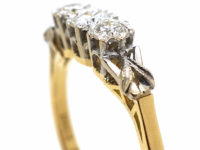 18ct Gold & Platinum, Three Stone Diamond Ring
