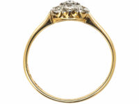 Edwardian 18ct Gold & Platinum, Diamond Cluster Ring