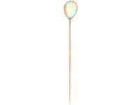 Edwardian 15ct Gold & Pear Shaped Opal Tie Pin