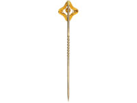 Edwardian 9ct Gold Tie Pin