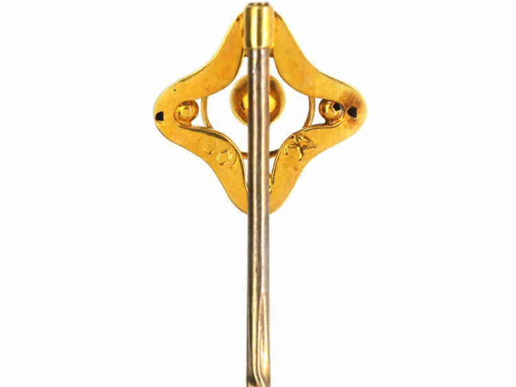 Edwardian 9ct Gold Tie Pin