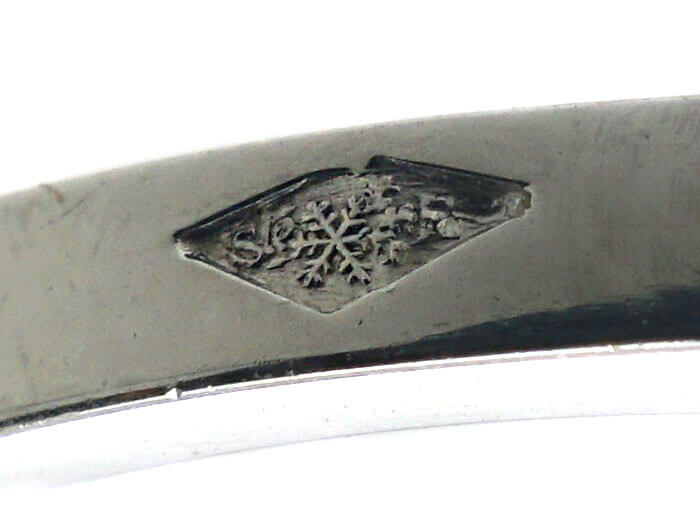 French Platinum, Marquise Diamond Ring with Baguette Diamond set Shoulders
