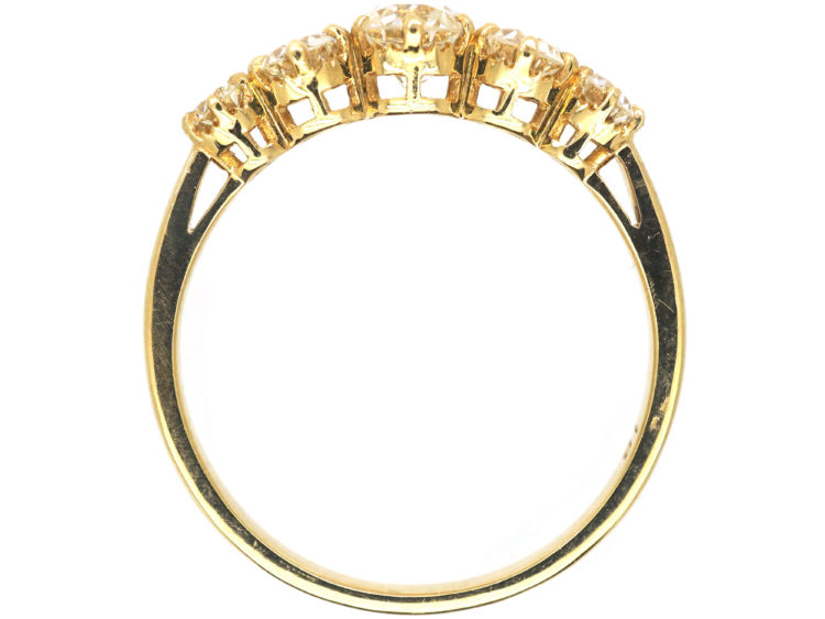 18ct Gold Five Stone Diamond Ring