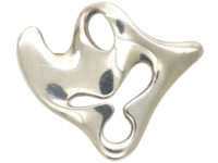 Silver Modernist Brooch by Henning Koppel for Georg Jensen