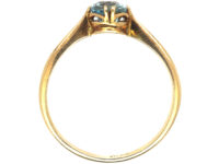 Edwardian 15ct Gold & Aquamarine Ring
