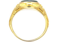 Victorian 18ct Gold & Bloodstone Signet Ring
