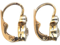 Art Deco Two Stone Diamond Earrings