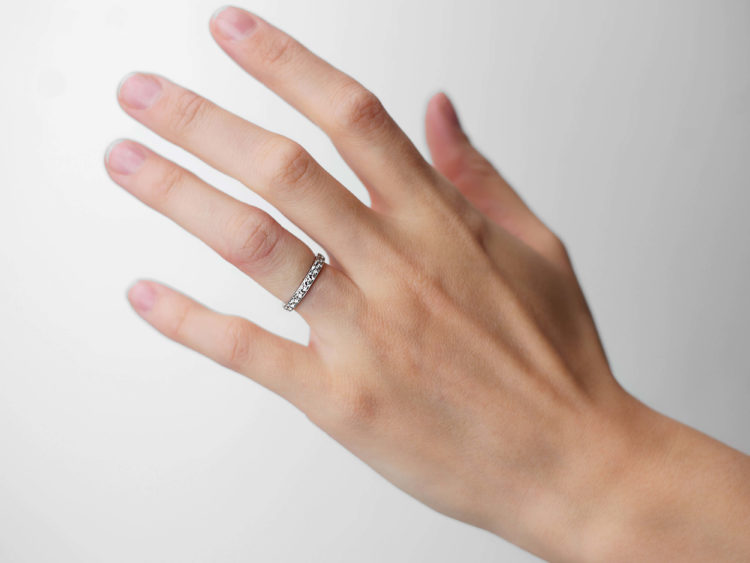 Art Deco Platinum & Diamond Eternity Ring