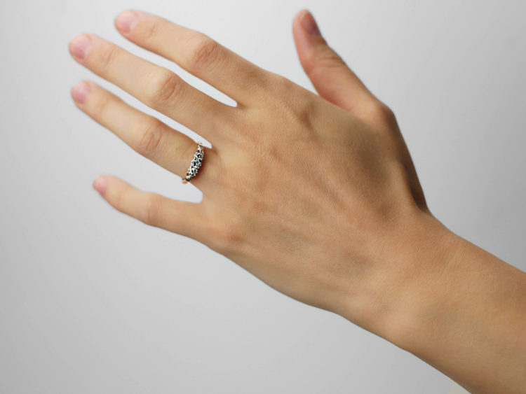 18ct Gold & Platinum, Three Stone Diamond Ring