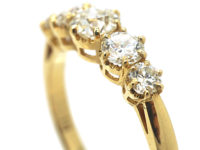 18ct Gold Five Stone Diamond Ring