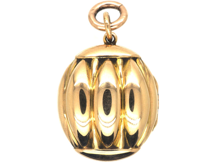 Victorian 15ct Gold Water Melon Locket