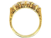 Victorian 18ct Gold, Diamond Three Stone Ring