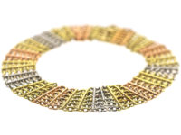 Edwardian Two Colour Gold & Platinum Bracelet