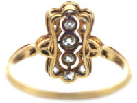 Edwardian 14ct Gold & Platinum, Diamond Ring