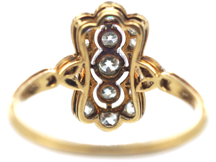 Edwardian 14ct Gold & Platinum, Diamond Ring