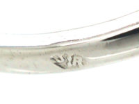 Edwardian 18ct White Gold, Diamond & Peridot Oval Cluster Ring