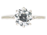 Art Deco Platinum & Diamond Solitaire Ring