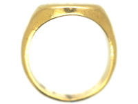Victorian 18ct Gold Signet Ring with Intaglio of a Lion Rampant