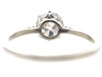 Art Deco Platinum & Diamond Solitaire Ring