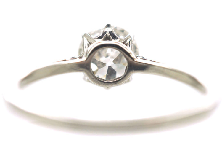 Art Deco Platinum & Diamond Solitaire Ring