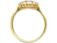 Edwardian 18ct & Platinum, Openwork Diamond Cluster Ring