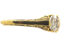 Victorian 18ct Gold, Diamond Three Stone Ring