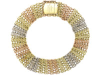 Edwardian Two Colour Gold & Platinum Bracelet