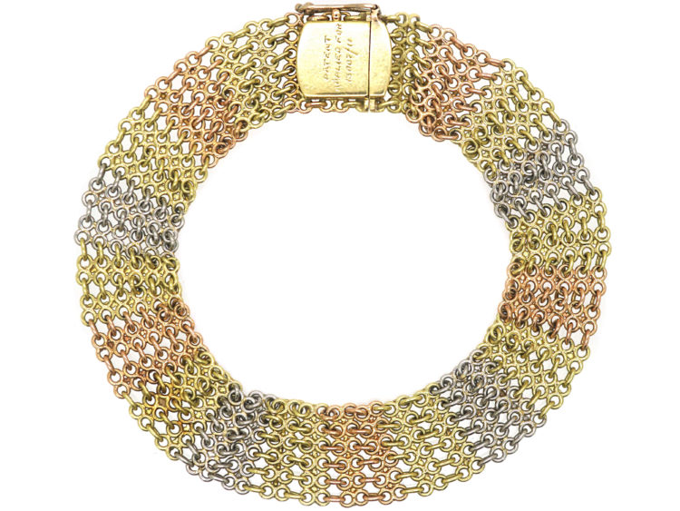 Edwardian Two Colour Gold & Platinum Bracelet