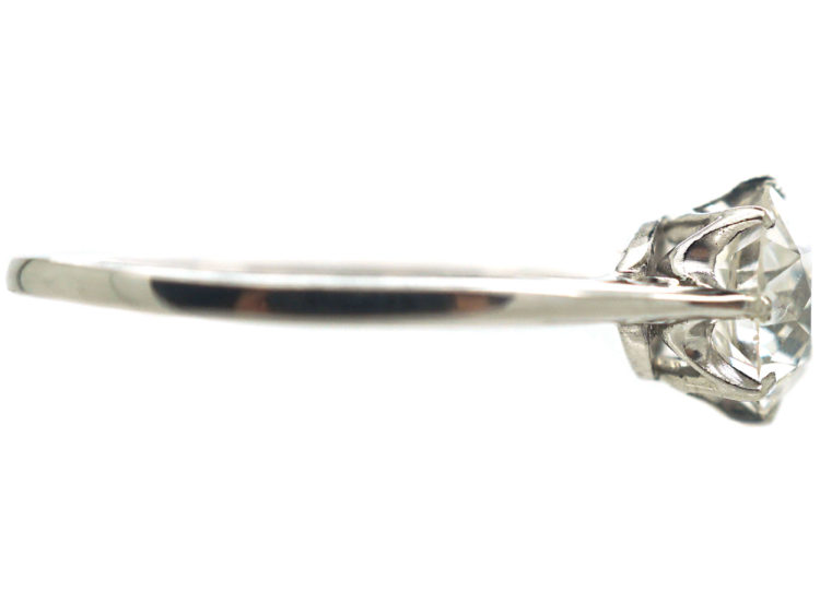 Art Deco Platinum & Diamond Solitaire Ring