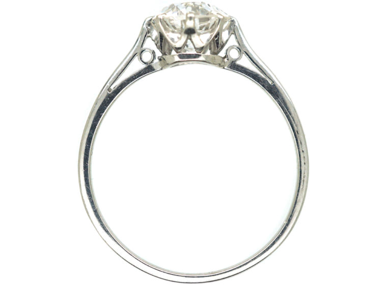 Art Deco Platinum & Diamond Solitaire Ring