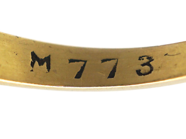 18ct Gold Sapphire & Diamond Half Eternity Ring