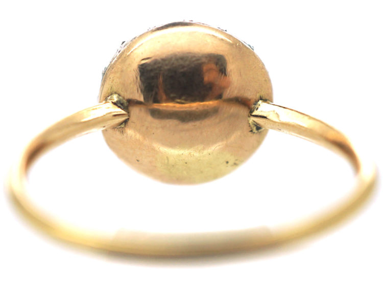 Georgian Diamond Cluster Ring