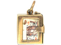 9ct Gold Aces Charm with Cards Inside