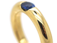 18ct Gold & Sapphire Ring by Cartier