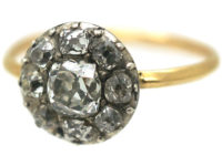 Georgian Diamond Cluster Ring