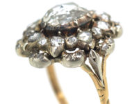 Georgian Rose Diamond Cluster Ring