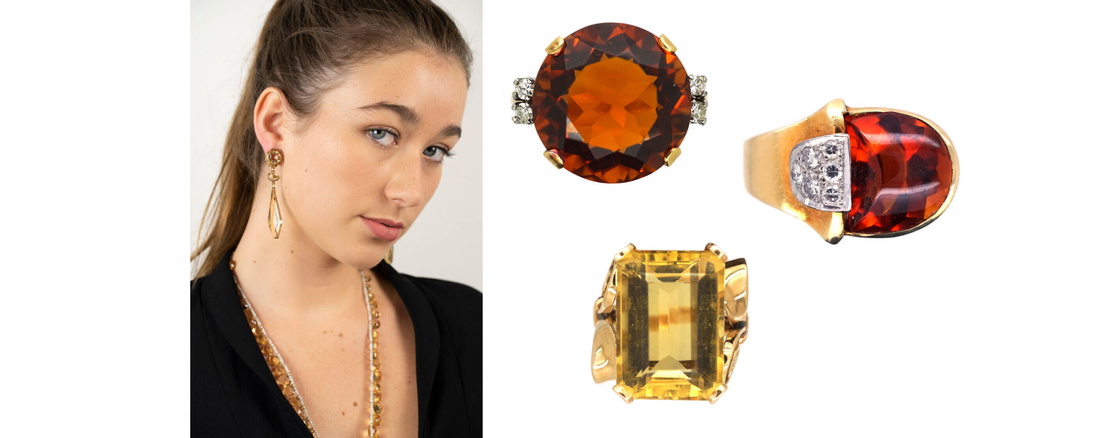 Citrine jewellery