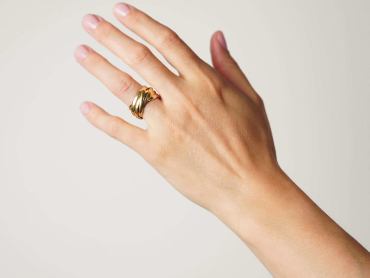 18ct Gold Six Band Russian Wedding Ring