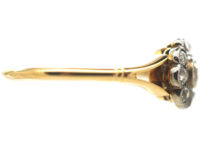 Edwardian 18ct Gold & Diamond Cluster Ring