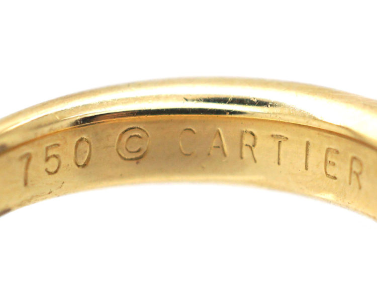 18ct Gold & Sapphire Ring by Cartier