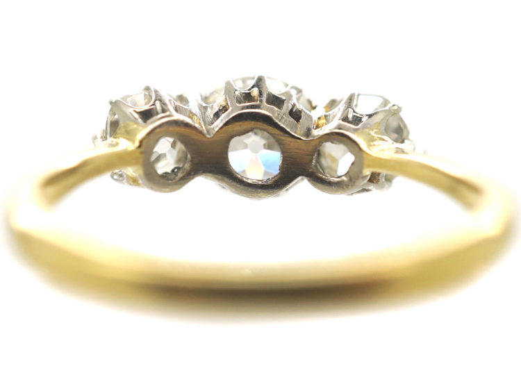 18ct Gold Three Stone Diamond Ring