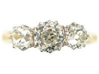 18ct Gold Three Stone Diamond Ring