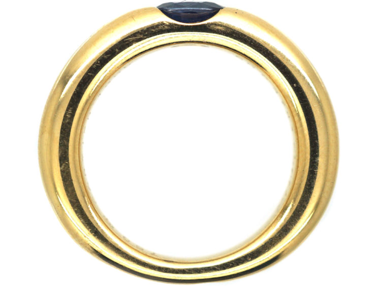 18ct Gold & Sapphire Ring by Cartier