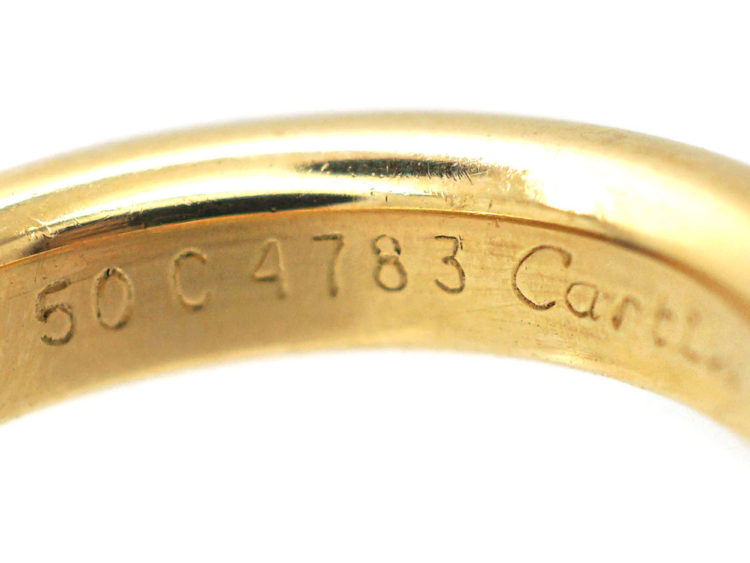 18ct Gold & Sapphire Ring by Cartier