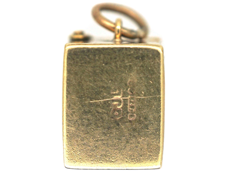 9ct Gold Aces Charm with Cards Inside